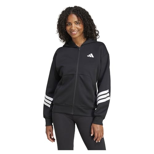adidas Future Icons 3 Stripes Full Zip Sweatshirt M von adidas
