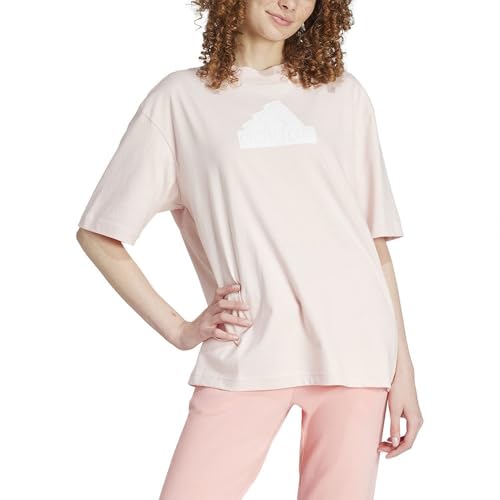 adidas Future Icons Badge of Sport Boyfriend Short Sleeve T-Shirt S von adidas