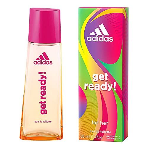 adidas Get Ready! Eau de Toilette – Fruchtig-blumiges Damen Parfüm mit tropischem Duft – Verleiht eine sportliche, feminine Aura – 1 x 50 ml von adidas