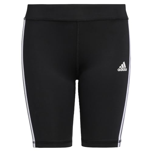 adidas Girls' Big Detached Waistband 3 Stripe Bike Short, Black, X-Large (16) von adidas
