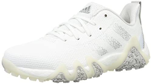 adidas Golf Herren 2023 Code Chaos Golfschuhe - Weiß/Silber/Grau Two - UK 9 von adidas