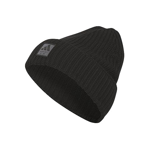 adidas Golf Herren Cold.RDY Vintage Double Cuff Chunky Beanie Mütze - Schwarz von adidas