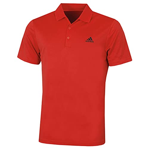 adidas Herren Performance Primegreen Poloshirt (kurzärmelig), Collegiate Red, L von adidas