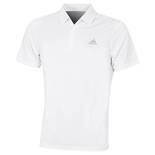 adidas Herren Performance Primegreen Poloshirt (kurzärmelig), weiß, XL von adidas