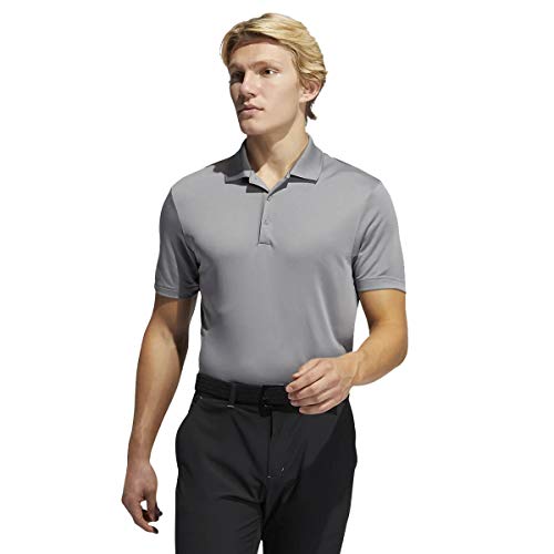 Adidas Golf Herren Performance PRIMEGREEN Polo-Hemd - Grau Three - M von adidas