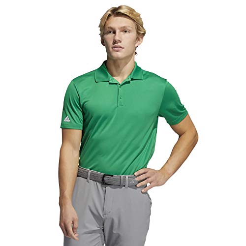 Adidas Golf Herren Performance PRIMEGREEN Polo-Hemd - Grün - M von adidas