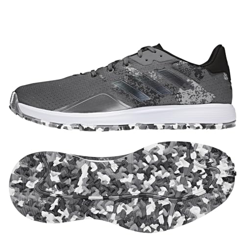 adidas Golf Herren Spikeless Golfschuhe - Kern Schwarz/Grau Six - UK 9.5 von adidas