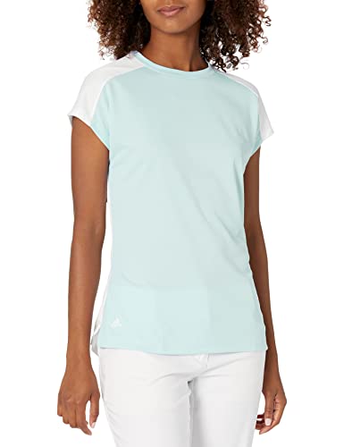 adidas Golf Women's Standard Colorblock Primeblue Heat.RDY Polo Shirt, Halo Mint, M von adidas