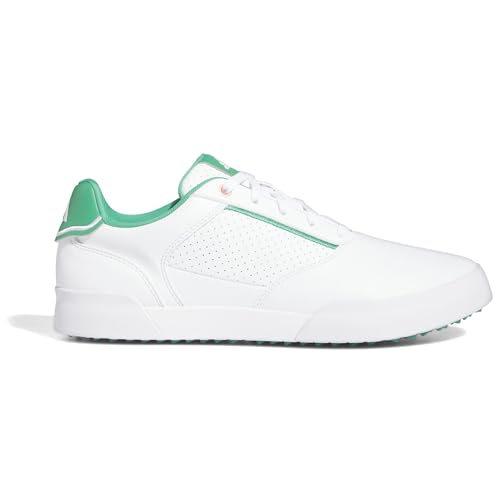 adidas Herren Retrocross Spikeless Golf Sneakers, FTWR White/Court Green/FTWR White, 42 2/3 EU von adidas