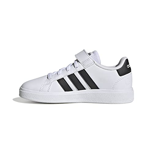 adidas Unisex Kinder Grand Court Sneakers, Ftwr White/Core Black/Core Black, 32 EU von adidas