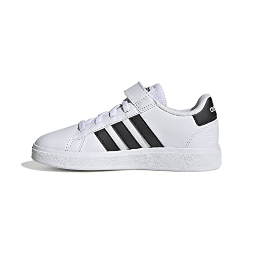 adidas Unisex Kinder Grand Court Sneakers, Ftwr White/Core Black/Core Black, 35 EU von adidas