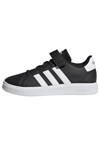 adidas Unisex Kinder Grand Court Sneakers, Core Black/Ftwr White/Core Black, 30 EU von adidas