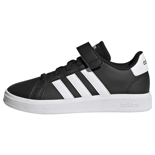 adidas Unisex Kinder Grand Court Sneakers, Core Black/Ftwr White/Core Black, 38 EU von adidas