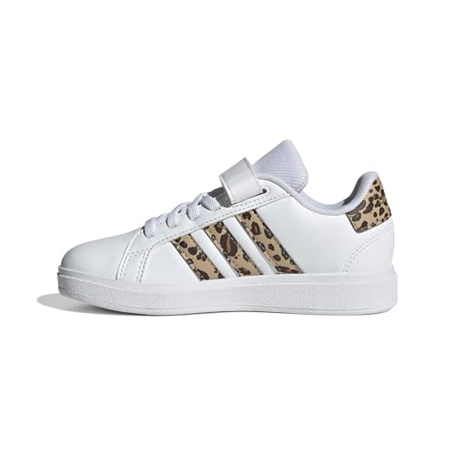 adidas Grand Court 2.0 Shoes Children Tennisschuhe, Cloud White/Magic beige/Matte Gold, 30.5 EU adidas Grand Court 2.0 Shoes Children Tennisschuhe, Cloud White/Magic beige/Matte Gold, 30.5 EU von adidas