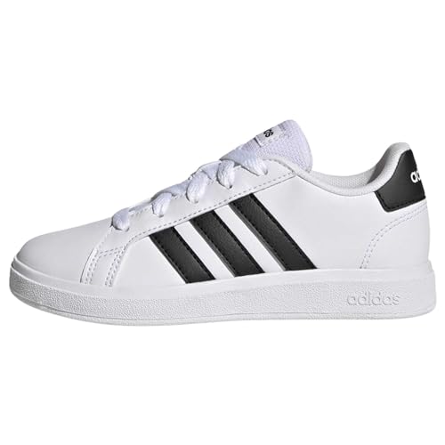 adidas Unisex Kinder Grand Court Sneakers, Ftwr White/Core Black/Core Black, 35 EU von adidas