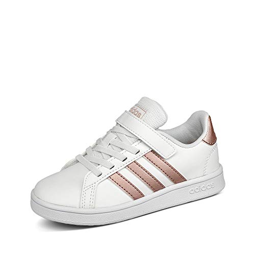 Adidas Grand Court C Sneakers, Weiß (Cloud White/Copper Met./Light Granite), 31 EU von adidas