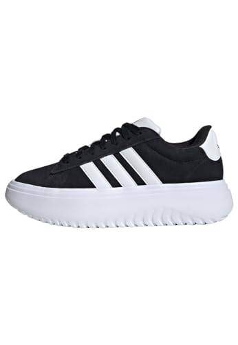 adidas Women's Grand Court Platform Schuh Core Black/Cloud White/Core Black 38 2/3 von adidas
