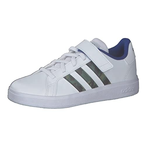 adidas Grand Court Sneaker, FTWR White/Green Oxide/Team Royal Blue, 28.5 EU von adidas