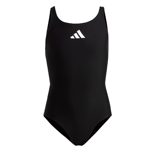 ADIDAS HR7477 3 BARS SOL ST Y Swimsuit Girl's black/white 5-6A von adidas