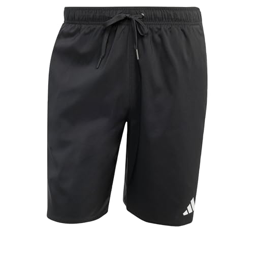 adidas Herren 3-Stripes Swim Shorts 8-Inch Bademode, Schwarz/Weiß, 4XL von adidas
