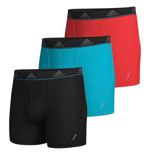 adidas Herren Active Micro Flex Vented Trunk (3PK) Unterwäsche, Multicolor Dark, M von adidas