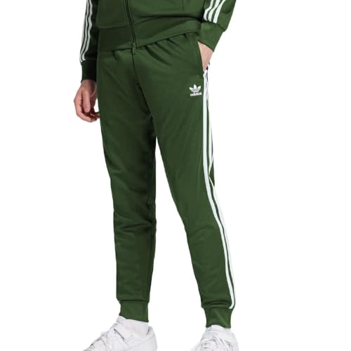 adidas Herren Adicolor Classics SST TP Trainingshose grün S von adidas