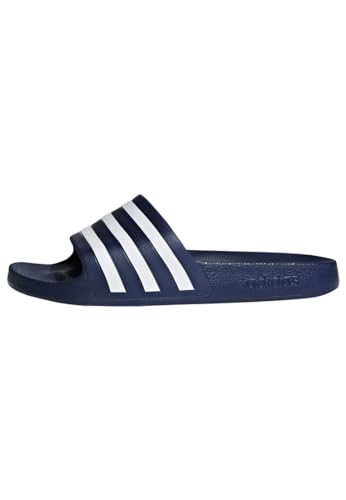 adidas Unisex Adilette Aqua Schlappen, Dark Blue/Ftwr White/Dark Blue, 42 EU von adidas