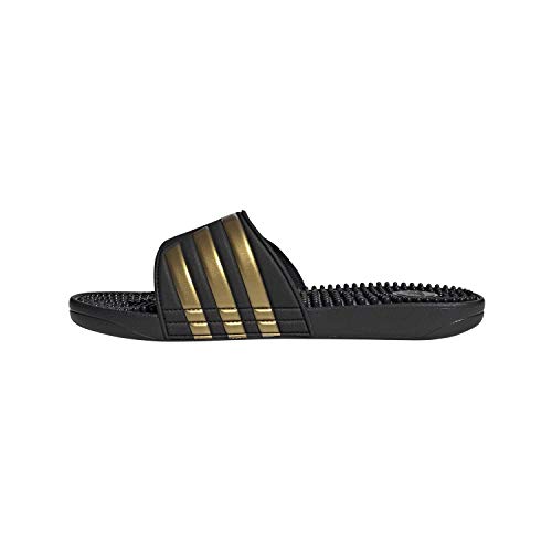 adidas Herren Adissage Sandale, Cblack/Goldmt/CBlack, 45 1/3 EU von adidas