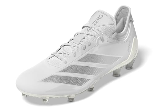 adidas Herren Adizero Electric.1 American Football Sneaker, Weiß/Silber Metallic/Weiß, 42 2/3 EU von adidas