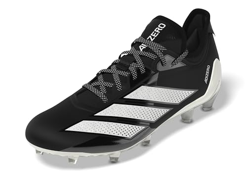 adidas Herren Adizero Electric.1 American Football Sneaker, schwarz/weiß/schwarz, 50 2/3 EU von adidas