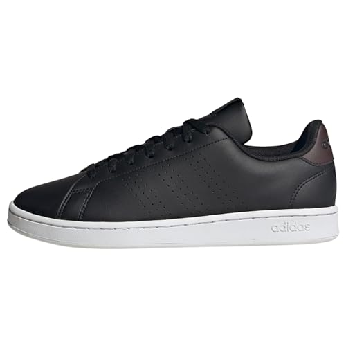 adidas Herren Advantage Shoes-Low (Non Football), Core Black/Core Black/Shadow Brown, 44 EU von adidas