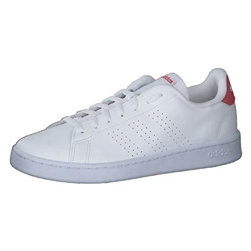 ADIDAS Herren Advantage Sneaker, FTWR White/FTWR White/Better Scarlet, 46 EU von adidas