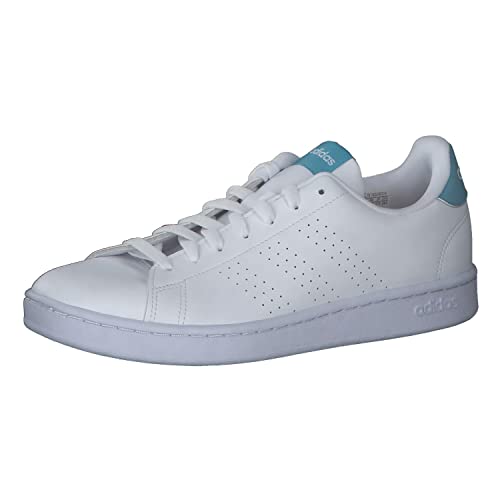 ADIDAS Herren Advantage Sneaker, FTWR White/FTWR White/preloved Blue, 40 EU von adidas