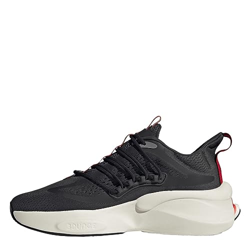 adidas Herren AlphaBoost V1 Sneaker, Carbon/Bright red/Grey Three, 48 EU von adidas