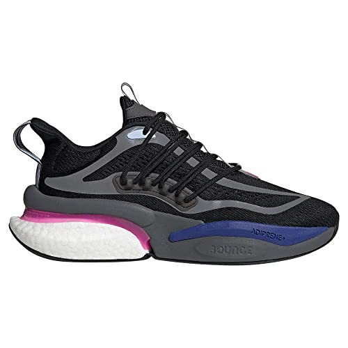 adidas Herren AlphaBoost V1 Sneaker, core Black/Lucid Fuchsia/Blue Dawn, 42 2/3 EU von adidas