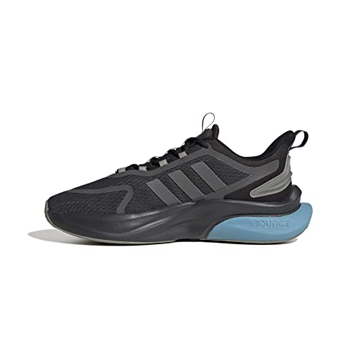 ADIDAS Herren Alphabounce + Sneaker, Carbon/Grey Four/Screaming orange, 44 2/3 EU von adidas