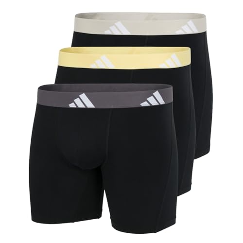 adidas Boxer Brief (3PK) - Active Flex Cotton - Bequeme Unterwäsche von adidas