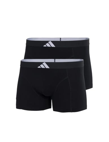 adidas Herren Unterwäsche Boxershorts 2er Pack - Trunk (2PK) - Active Flex Cotton Body von adidas