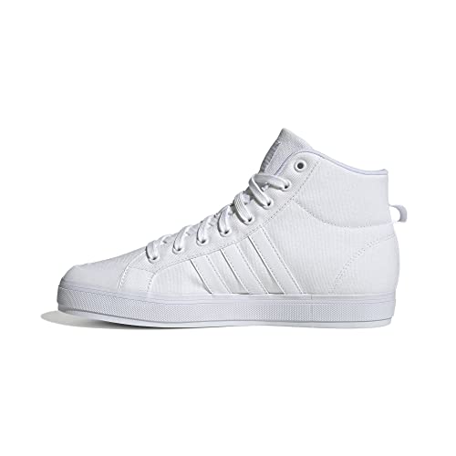 adidas Herren Bravada 2.0 Lifestyle Skateboarding Canvas Mid-Cut Shoes Sneaker, FTWR White/FTWR White/Off White, 40 2/3 EU von adidas