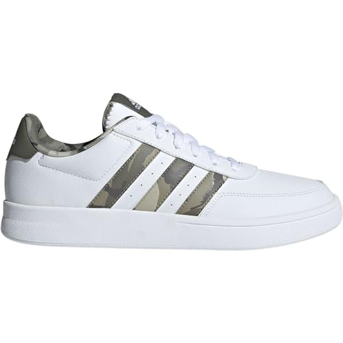 adidas Herren Breaknet 2.0 Shoes Sneaker, Cloud White/Olive strata/Cloud White, 49 EU von adidas