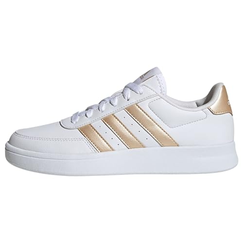 adidas Damen Breaknet 2.0 Sneaker, Ftwr White Wonder Gold Met Ftwr White, 37 2/3 EU von adidas