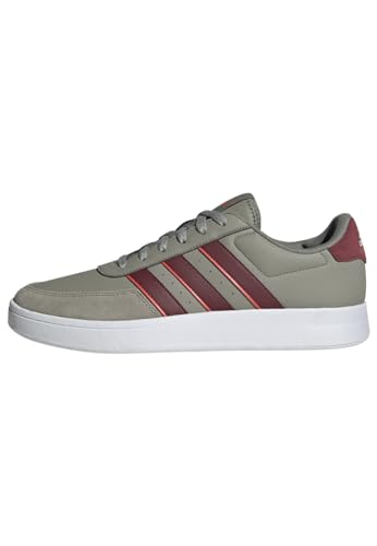 adidas Herren Breaknet 2.0 Shoes Sneakers, Silver Pebble/Shadow red/Bright red, 44 2/3 EU von adidas