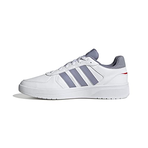 adidas Herren COURTBEAT Sneaker, FTWR White/Silver Violet/Better Scarlet, 39 1/3 EU von adidas
