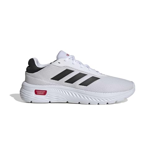 adidas Herren Cloudfoam Comfy Shoes Schuhe, FTWR White/core Black/Better Scarlet, 45 1/3 EU von adidas