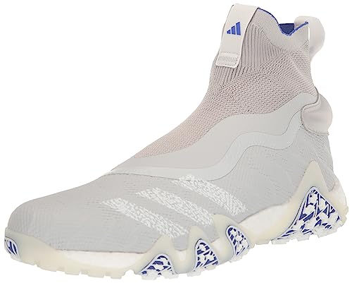 adidas Herren Codechaos Laceless Spikeless Golf Shoes Golfschuh, Grey Two/Footwear White/Lucid Blue, 47 1/3 EU von adidas