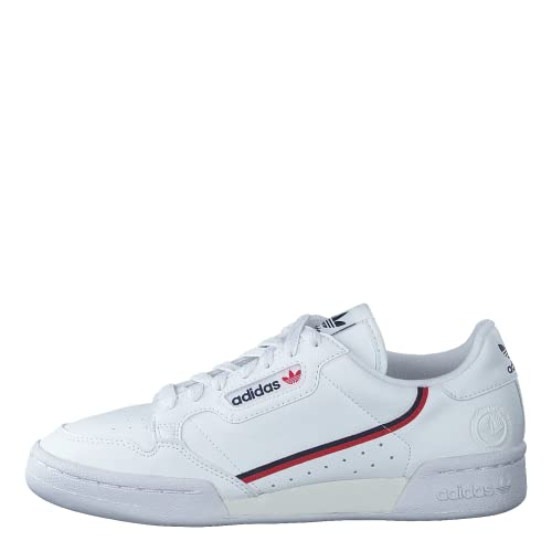 Adidas Herren FW2336 Continental 80 VEGAN Straßen-Laufschuh, Cloud White Collegiate Navy Scarlet, 36 2/3 EU von adidas