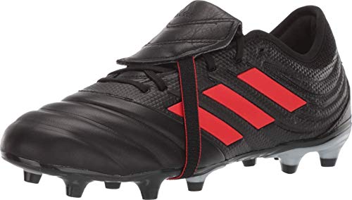 adidas Herren Copa Gloro 19.2 Firm Ground Fussballschuh, Schwarz/Hi-Res Rot/Silber Metallic, 45 EU von adidas