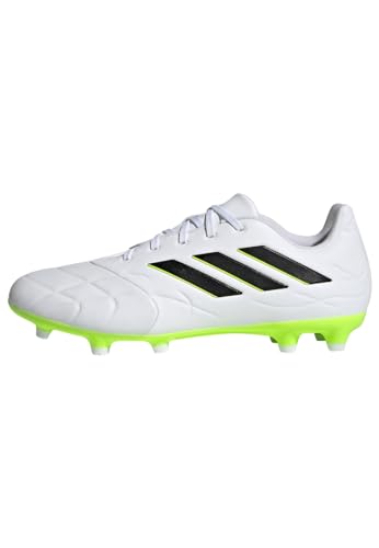 adidas Unisex Copa Pure.3 Firm Ground Boots Fußballschuhe, Cloud White/Core Black/Lucid Lemon, 41 1/3 EU von adidas