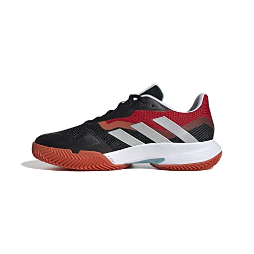 ADIDAS Herren CourtJam Control M Clay Sneaker, core Black/FTWR White/Better Scarlet, 42 2/3 EU von adidas