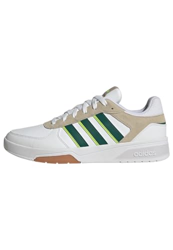 adidas Herren Courtbeat Shoes Sneakers, FTWR White/Collegiate Green/Wonder beige, 40 2/3 EU von adidas